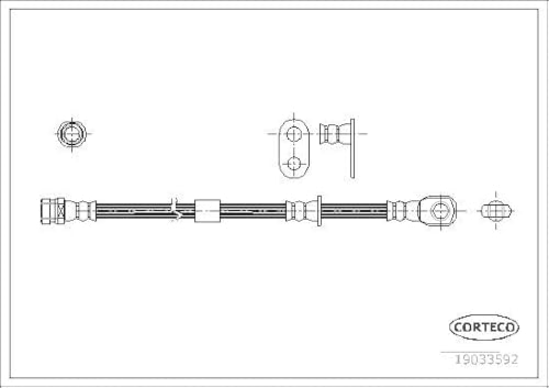 Corteco 19033592 Bremsschlauch von Corteco