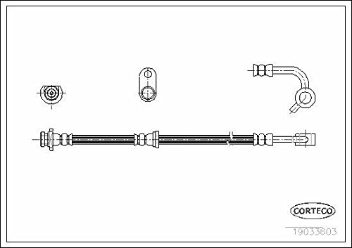 Corteco 19033603 Bremsschlauch von Corteco