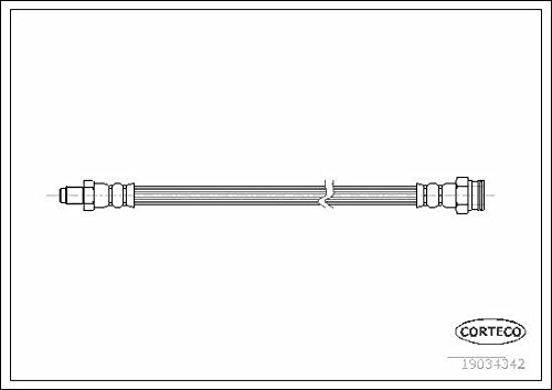 Corteco 19034342 Bremsschlauch von Corteco