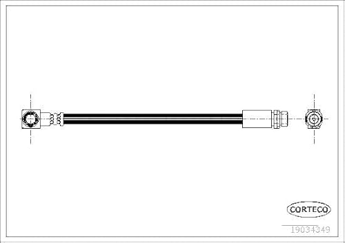 Corteco 19034349 Bremsschlauch von Corteco