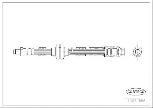 Corteco 19034666 Bremsschlauch von Corteco