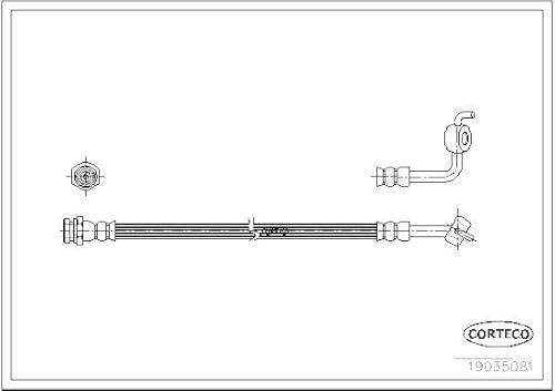 Corteco 19035081 Bremsschlauch von Corteco