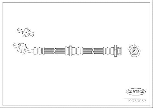 Corteco 19035087 Bremsschlauch von Corteco