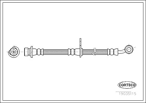 Corteco 19035115 Bremsschlauch von Corteco