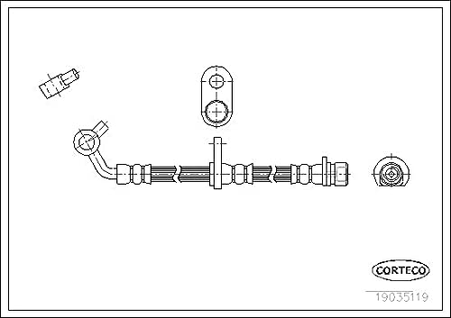 Corteco 19035119 Bremsschlauch von Corteco