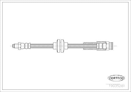 Corteco 19035281 Bremsschlauch von Corteco