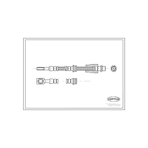 Corteco 19035304 Bremsschlauch von Corteco