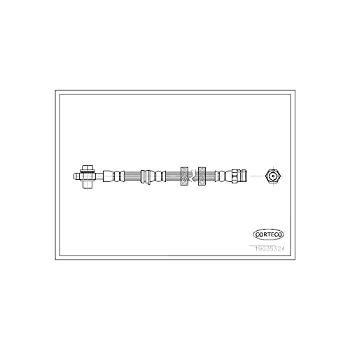 Corteco 19035324 Bremsschlauch von Corteco