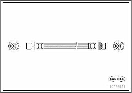 Corteco 19036131 Bremsschlauch von Corteco