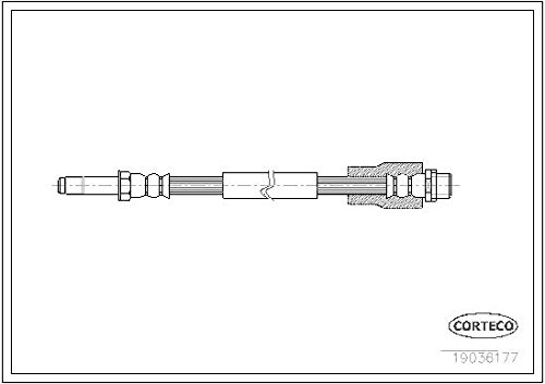 Corteco 19036177 Bremsschlauch von Corteco