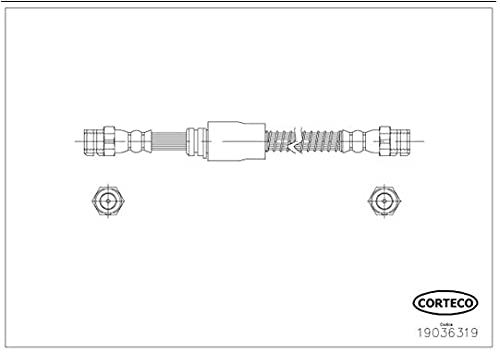 Corteco 19036319 Bremsschlauch von Corteco