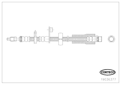 Corteco 19036377 Bremsschlauch von Corteco