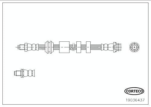 Corteco 19036437 flexibel Bremsbeläge von Corteco