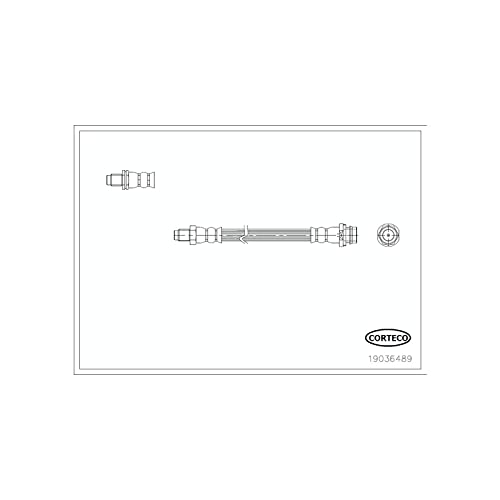 Corteco 19036489 flexibel Bremsbeläge von Corteco