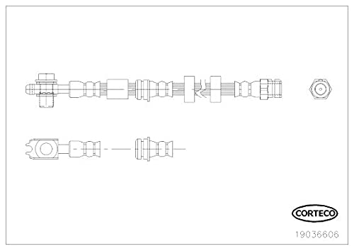 Corteco 19036606 flexibel Bremsbeläge von Corteco