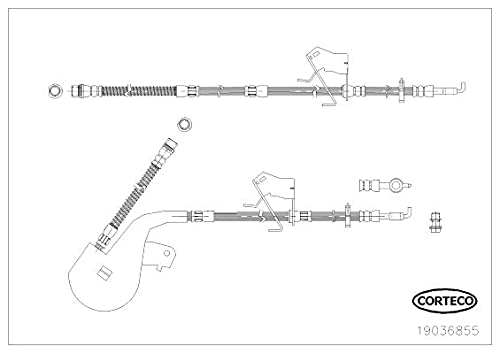 Corteco 19036855 flexibel Bremsbeläge von Corteco