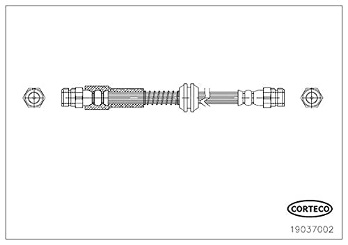 Corteco 19037002 flexibel Bremsbeläge von Corteco