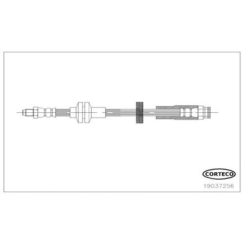 Corteco 19037256 flexibel Bremsbeläge von Corteco