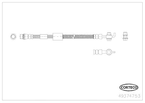 Corteco 49374753 Schlauch und Zubehör Bremsen von Corteco