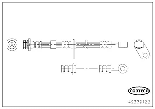 Corteco 49379122 Schlauch und Zubehör Bremsen von Corteco