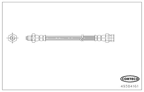 Corteco 49384161 Schlauch und Zubehör Bremsen von Corteco