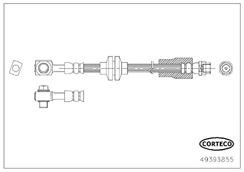 Corteco 49393855 Schlauch und Zubehör Bremsen von Corteco