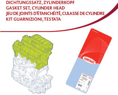 Dichtung, Zylinderkopf Corteco 83403482 von Corteco