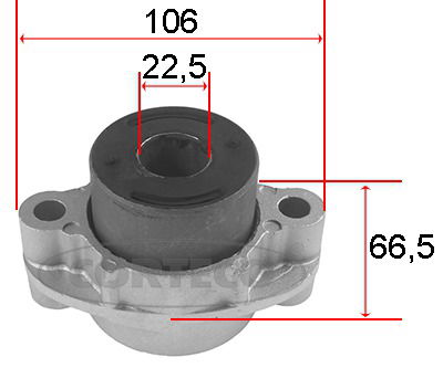 Lagerung, Lenker hinten Corteco 80001520 von Corteco