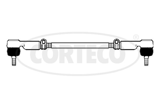 Spurstange Vorderachse außen links Corteco 49396021 von Corteco