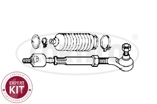 Spurstange Vorderachse links Corteco 49396605 von Corteco