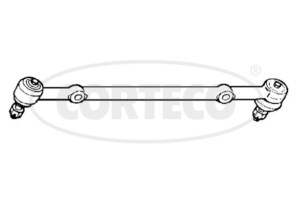 Spurstange Vorderachse mitte Corteco 49396237 von Corteco