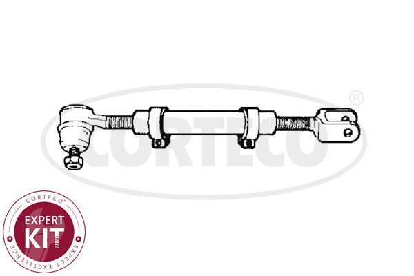 Spurstange Vorderachse rechts Corteco 49396421 von Corteco