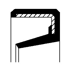 Wellendichtring, Kurbelwelle stirnseitig Corteco 15510012B von Corteco