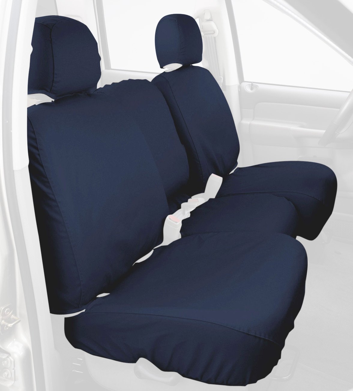 Covercraft Passgenaue Rücksitzbank SeatSaver Sitzbezüge – Polycotton-Gewebe, Marineblau von Covercraft