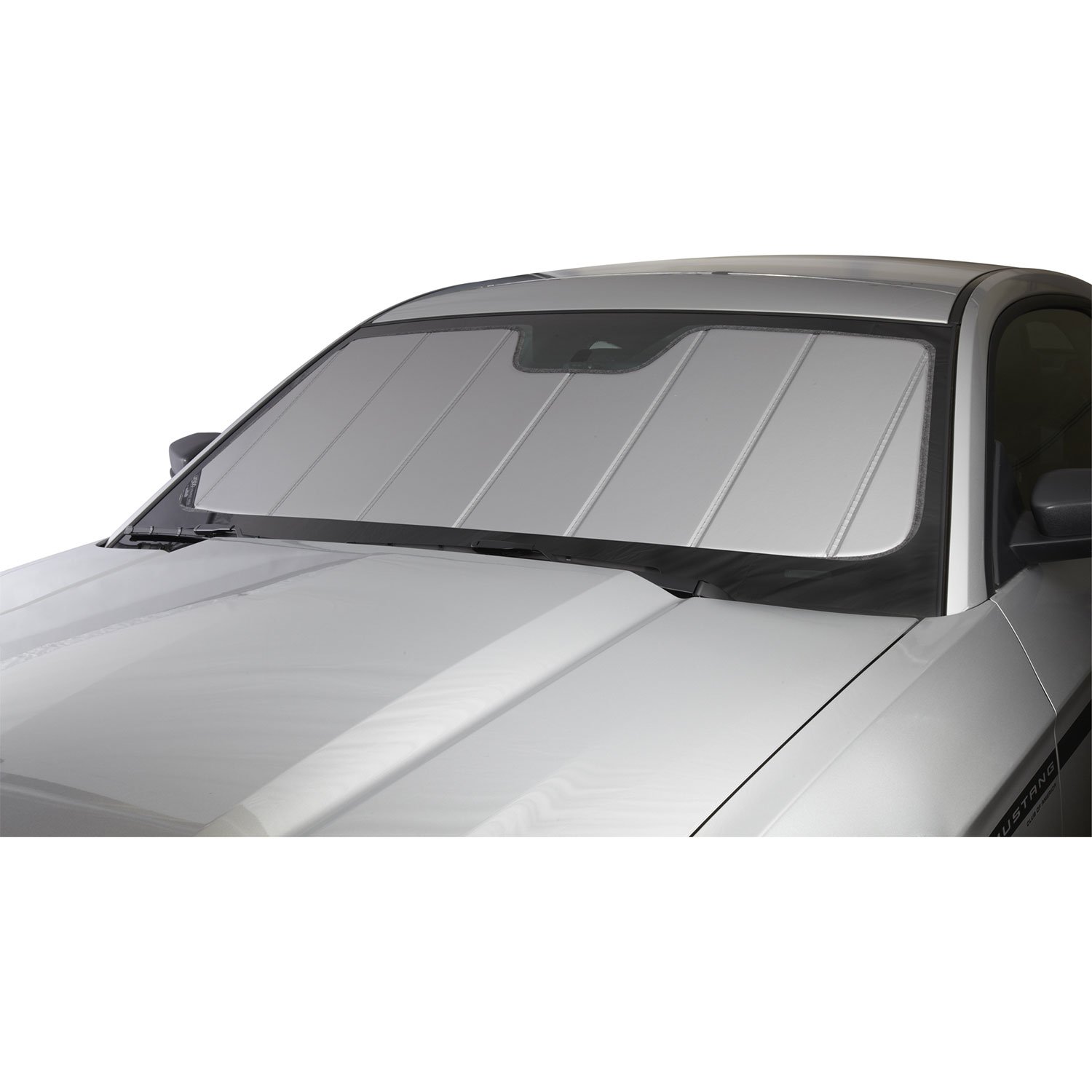 Covercraft UVS100 Custom Sonnenschutz | UV11312SV | passend für ausgewählte Chevrolet Silverado/GMC Sierra Modelle ohne Spurabfahrt Warnung, Silber von Covercraft