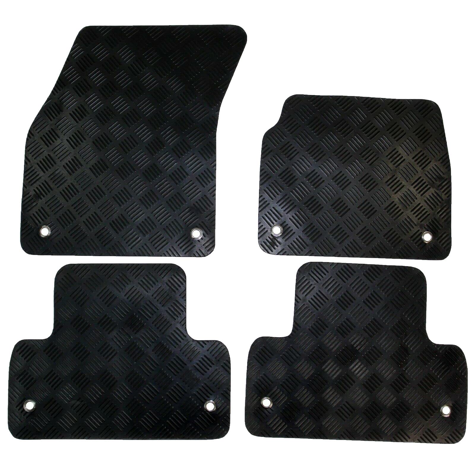 Gummi Automatten Set Kompatibel/Ersatz für BMW 7er Limousine (E65 / E66) (Baujahr 2002-2007) Maßgeschneiderte Matten, strapazierfähig, wasserdicht, rutschfest von Covprotec