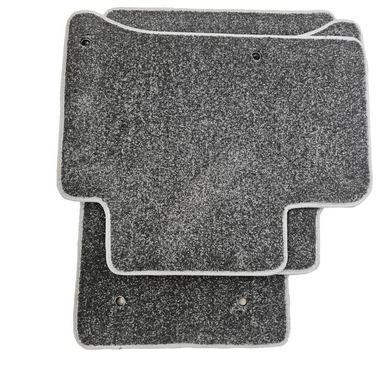 Passgenaues Auto-Fußmatten-Set, kompatibel/Ersatz für Citroen C4 Grand Picasso (ab 2015), ultimative Teppichmatten in Grau, super strapazierfähig, rutschfest von Covprotec