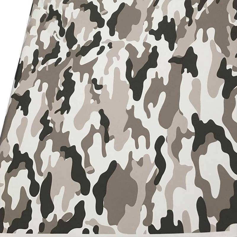 Cozylkx Camouflage Vinyl Car Wrap 3D Kohlefaser Vinylfolie 58 cm × 150 cm Selbstklebende wasserdichte DIY-Folie von Cozylkx