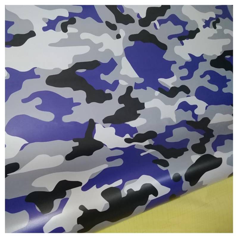 Cozylkx Camouflage-Vinylfolie Fürs Auto, 50 x 300 cm, PVC, DIY-Karosserie-Dekorationsaufkleber, Selbstklebende Vinyl-Aufkleberrolle Für Auto, Motorrad, Laptop von Cozylkx