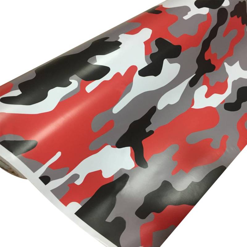 Cozylkx Camouflage-Vinylfolie Fürs Auto, 50 x 300 cm, PVC, DIY-Karosserie-Dekorationsaufkleber, Selbstklebende Vinyl-Aufkleberrolle Für Auto, Motorrad, Laptop von Cozylkx