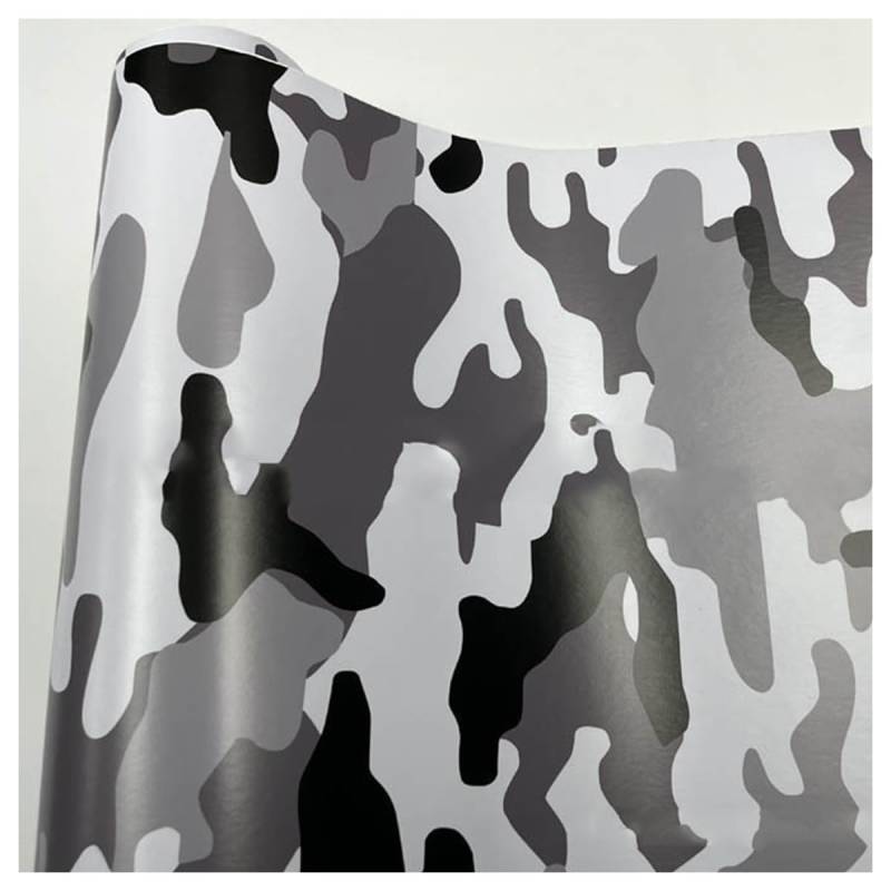 Cozylkx Camouflage-Vinylfolie Fürs Auto, 50 x 300 cm, PVC, DIY-Karosserie-Dekorationsaufkleber, Selbstklebende Vinyl-Aufkleberrolle Für Auto, Motorrad, Laptop von Cozylkx