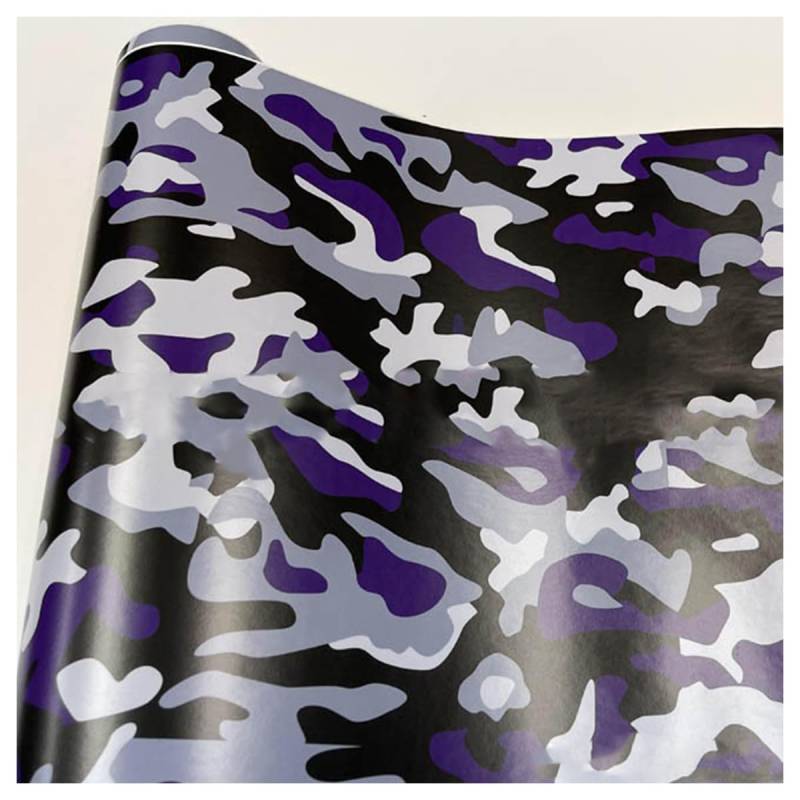 Cozylkx Camouflage-Vinylfolie Fürs Auto, 50 x 300 cm, PVC, DIY-Karosserie-Dekorationsaufkleber, Selbstklebende Vinyl-Aufkleberrolle Für Auto, Motorrad, Laptop von Cozylkx