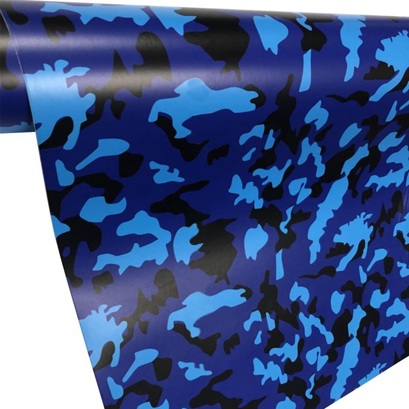 Cozylkx Camouflage-Vinylfolie Fürs Auto, 50 x 300 cm, PVC, DIY-Karosserie-Dekorationsaufkleber, Selbstklebende Vinyl-Aufkleberrolle Für Auto, Motorrad, Laptop von Cozylkx