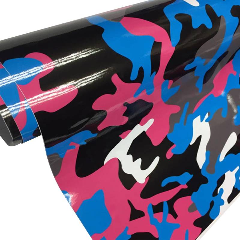 Cozylkx Camouflage-Vinylfolie Fürs Auto, 50 x 300 cm, PVC, DIY-Karosserie-Dekorationsaufkleber, Selbstklebende Vinyl-Aufkleberrolle Für Auto, Motorrad, Laptop von Cozylkx