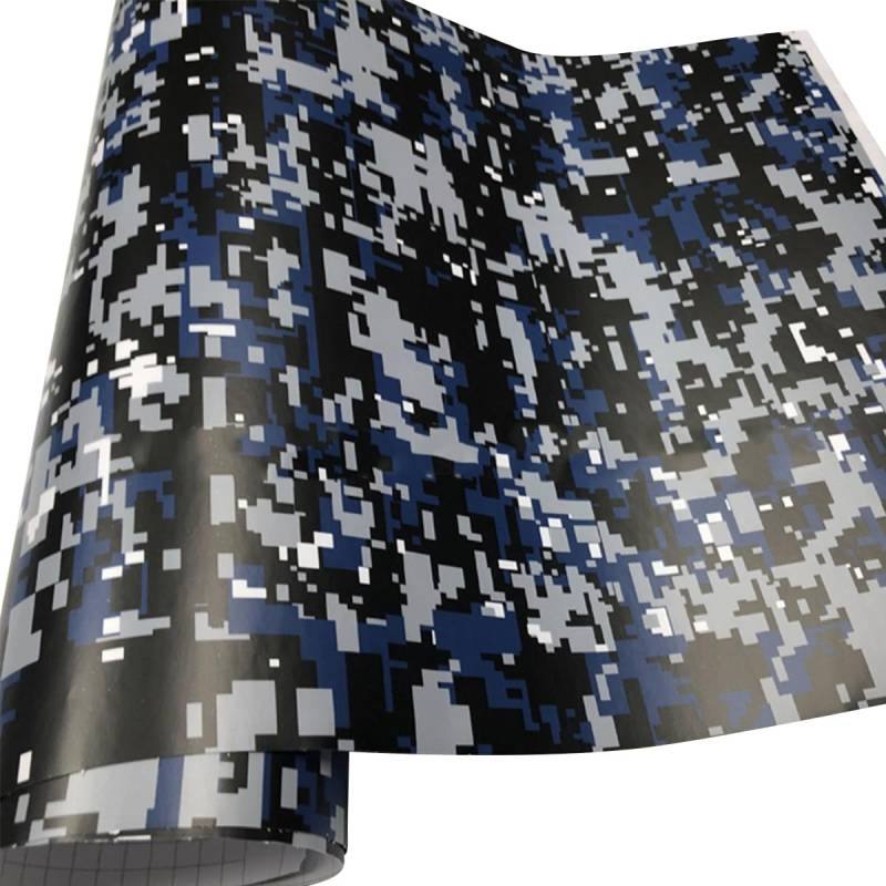 Cozylkx Camouflage-Vinylfolie Fürs Auto, 50 x 500 cm, PVC, DIY-Karosserie-Dekorationsaufkleber, Selbstklebende Vinyl-Aufkleberrolle Für Auto, Motorrad, Laptop von Cozylkx