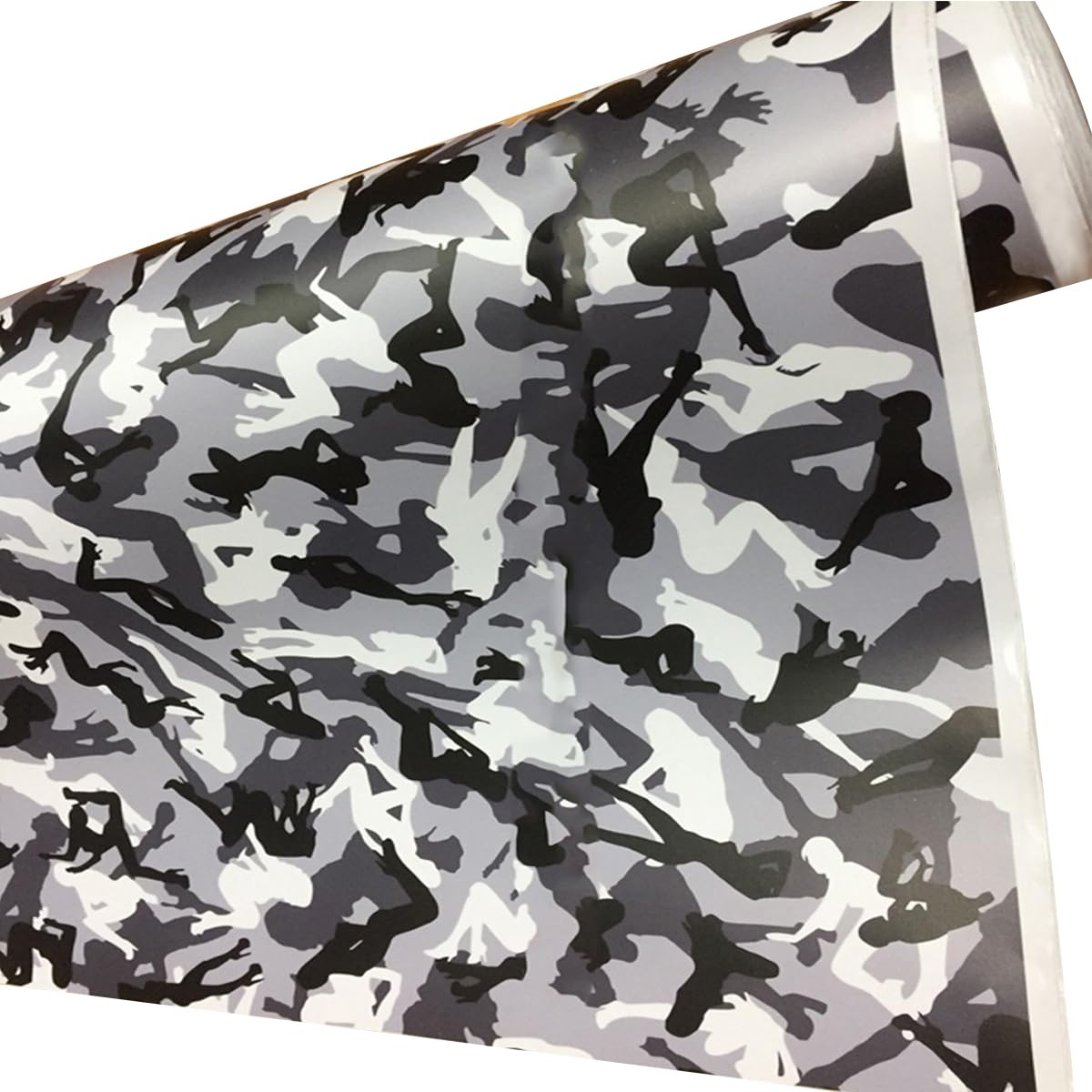 Cozylkx Camouflage-Vinylfolie Fürs Auto, 50 x 500 cm, PVC, DIY-Karosserie-Dekorationsaufkleber, Selbstklebende Vinyl-Aufkleberrolle Für Auto, Motorrad, Laptop von Cozylkx