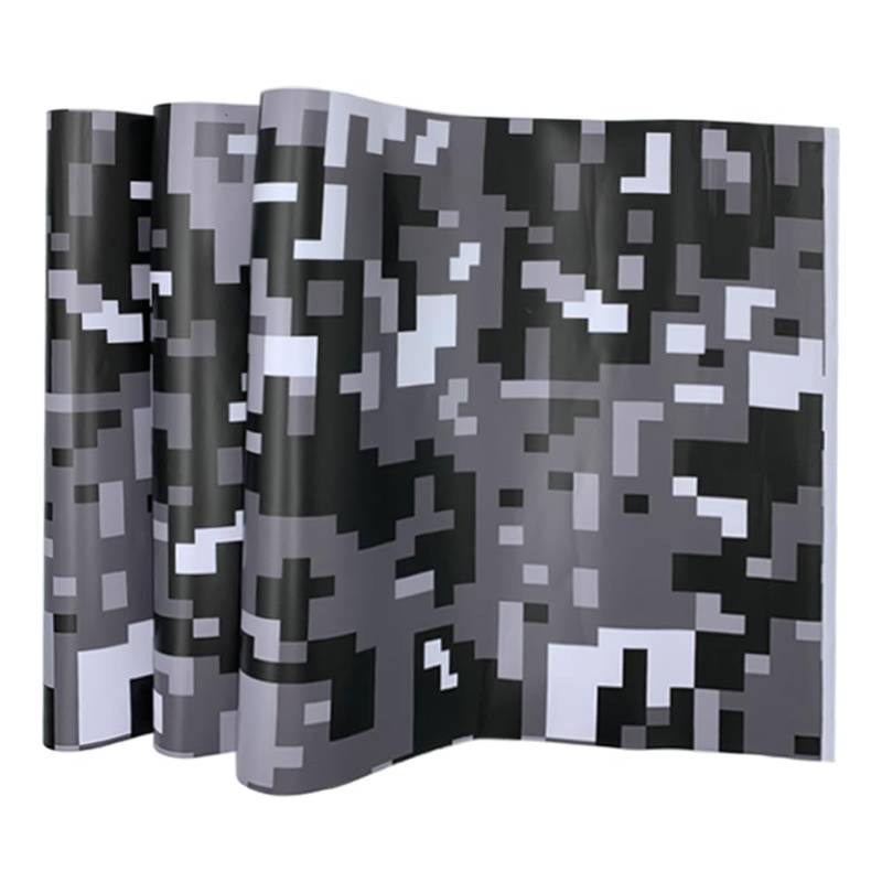 Cozylkx Digitale Camo-Vinyl-Autofolie, 50 cm x 150 cm, Geometrische Tarn-Vinylfolie Für Fahrzeug-/Motorrad-Aufkleber, DIY-Laptop-Hülle von Cozylkx