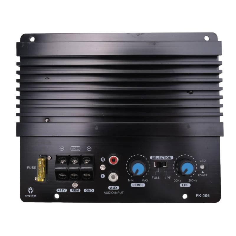 Cpolebev 1000W Auto Audio HochleistungsverstäRker VerstäRkerplatine Leistungsstarke Bass Subwooferplatine 12V von Cpolebev