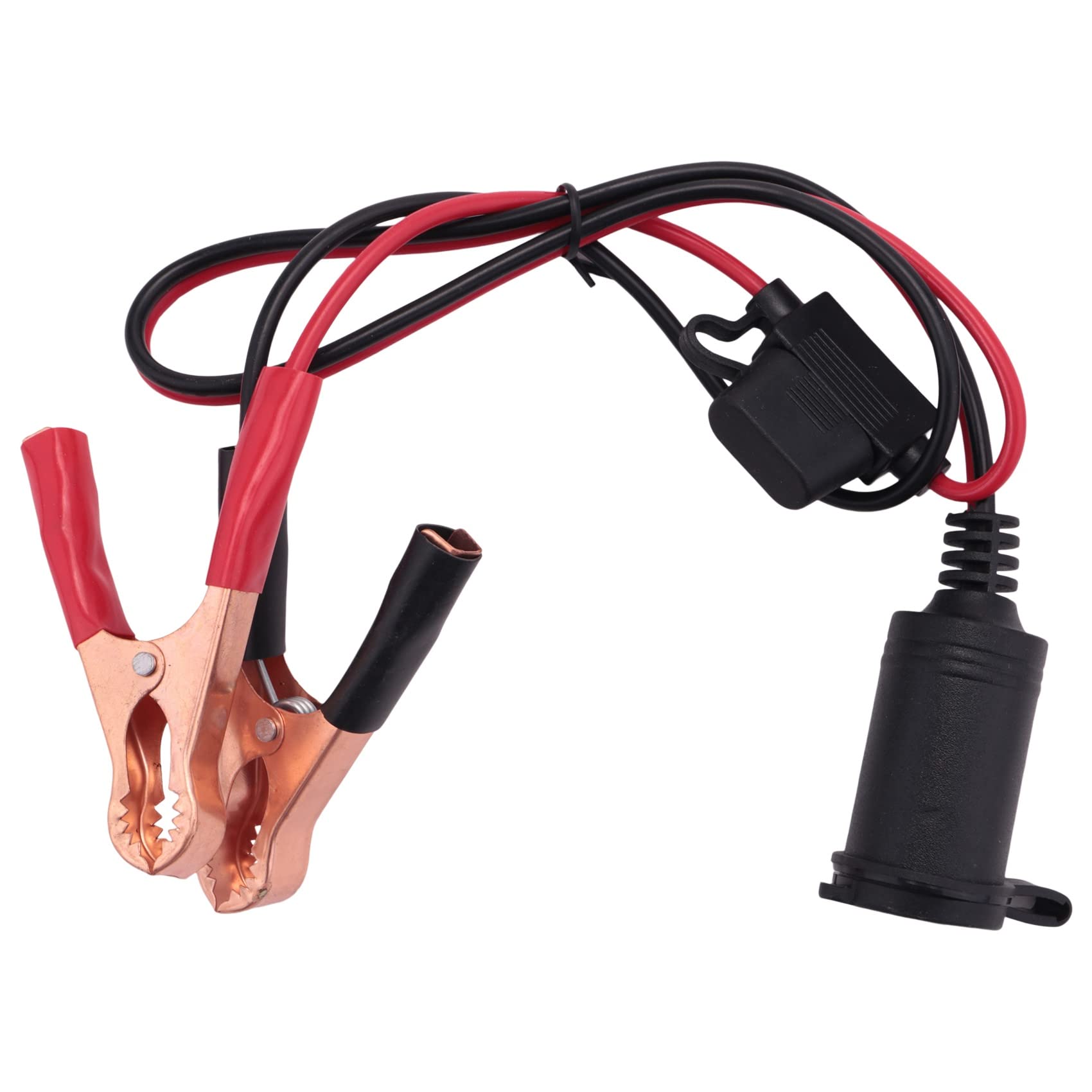 Cpolebev 2Ft 12 V 24 V Auto Zigaretten Anzünder Buchse Adapter 15A Krokodil Klemmen Auto Batterie AnschnAlle Verlängerungs Kabel von Cpolebev