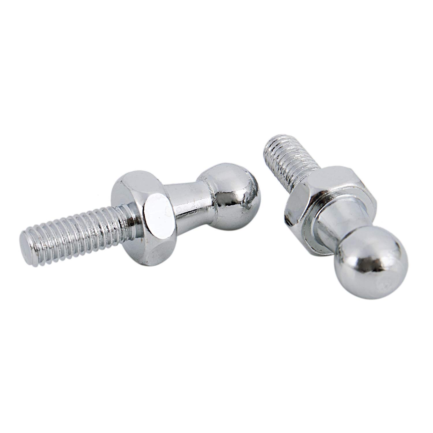 Cpolebev 2X 10mm Kugelbolzen Bolzen M6 für Federbein Gestänge Kugelkopf Bolzenmütze Std 002 von Cpolebev